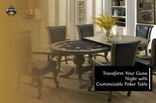 Transform Your Game Night with a Customizable Poker Table