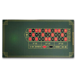 Bet Vault Roulette Table Mat - Rectangle, 6x3ft - Acesfull