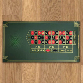 Bet Vault Roulette Table Mat - Rectangle, 6x3ft - Acesfull