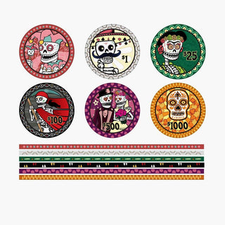 Customisable Poker Chips- Ceramic, 40/43/45/50mm - Acesfull