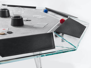 Cronus Glass Poker Table - Acesfull