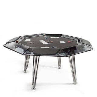 Cronus Glass Poker Table - Acesfull