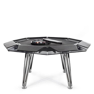 Cronus Glass Poker Table - Acesfull