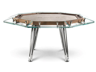 Cronus Glass Poker Table - Acesfull