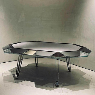 Cronus Glass Poker Table - Acesfull