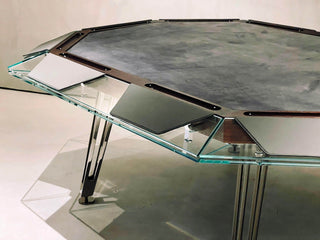 Cronus Glass Poker Table - Acesfull