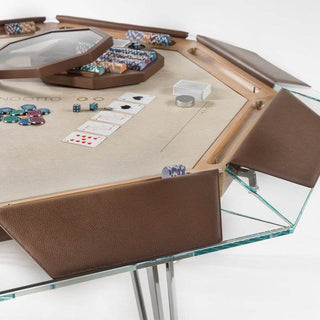 Cronus Glass Poker Table - Acesfull
