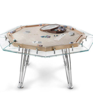 Cronus Glass Poker Table - Acesfull