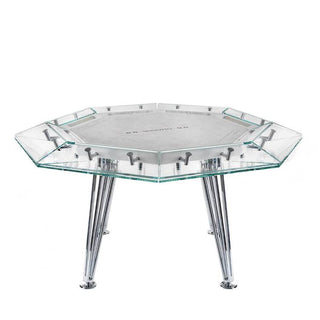 Cronus Glass Poker Table - Acesfull