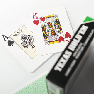 Dal Negro Texas Holdem Playing Cards - Pack of 10, Multi Colors - Acesfull