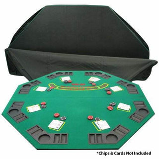 Folding Poker Tabletop - Octagonal, 4x4ft - Acesfull
