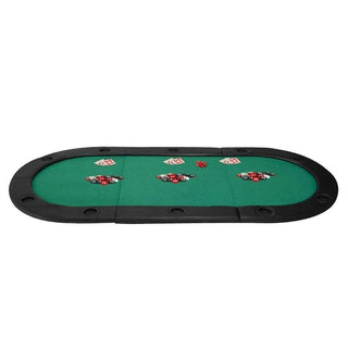 Masterfold Poker Tabletop - Oval, 6x3ft - Acesfull