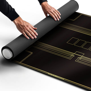 Gambit Poker Mat - Oval, 6x3ft