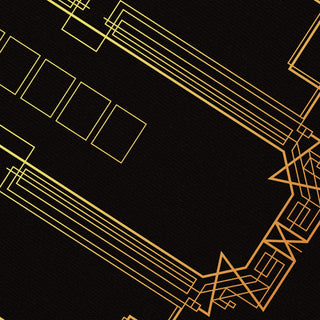 Gambit Poker Mat - Oval, 6x3ft