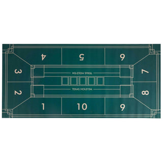 Gripper Series Poker Table Mat - Rectangle, 6x3ft - Acesfull