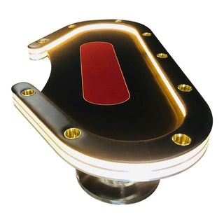 High Roller LED Poker Table - Acesfull