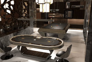 Italian Jade Poker Table - Acesfull