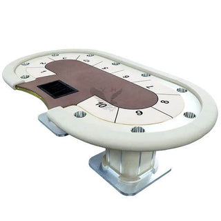 Ivory Carlson Poker Table - Acesfull