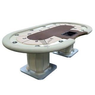 Ivory Carlson Poker Table - Acesfull