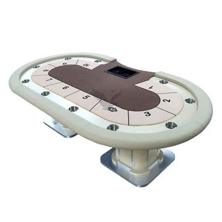 Ivory Carlson Poker Table - Acesfull