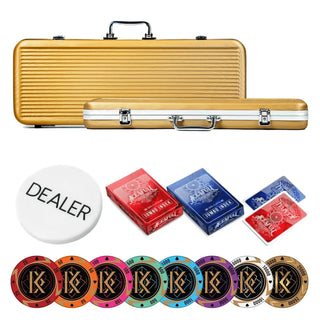 Knight Angel Poker Chipset - 300/500 Pcs, 10/20 Plaques, Ceramic, 40/45/50mm, 10/14/17g