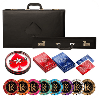 Knight Angel Poker Chipset - 300/500 Pcs, Ceramic, 40mm, 10g - Acesfull