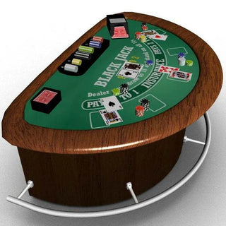 Leo Printed Blackjack Table - Acesfull