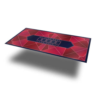 Abstract Poker Mat - Rectangle, 5x2.6ft