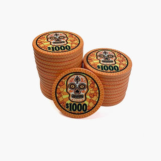 Customisable Gaming Chips- Ceramic, 40/43/45/50mm