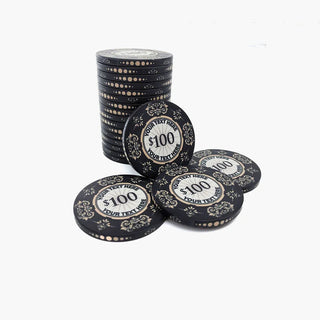 Customisable Gaming Chips- Ceramic, 40/43/45/50mm