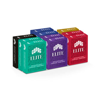 Copag Elite Playing Cards - Pack of 10, Multi Colors