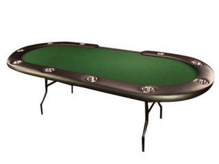 Folding Texas Holdem Gaming Table