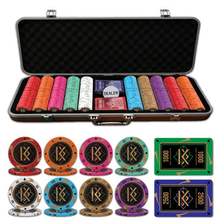 Knight Angel Poker Chipset - 300/500 Pcs, 10/20 Plaques, Ceramic, 40/45/50mm, 10/14/17g