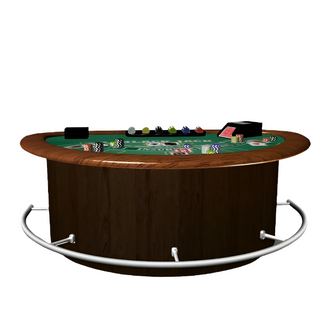 Leo Printed Blackjack Table Acesfull