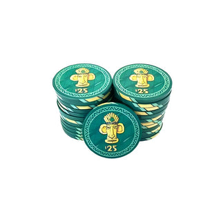 Tiki Kings Gaming Chipset - 300/500 Pcs, Ceramic, 40mm, 10g