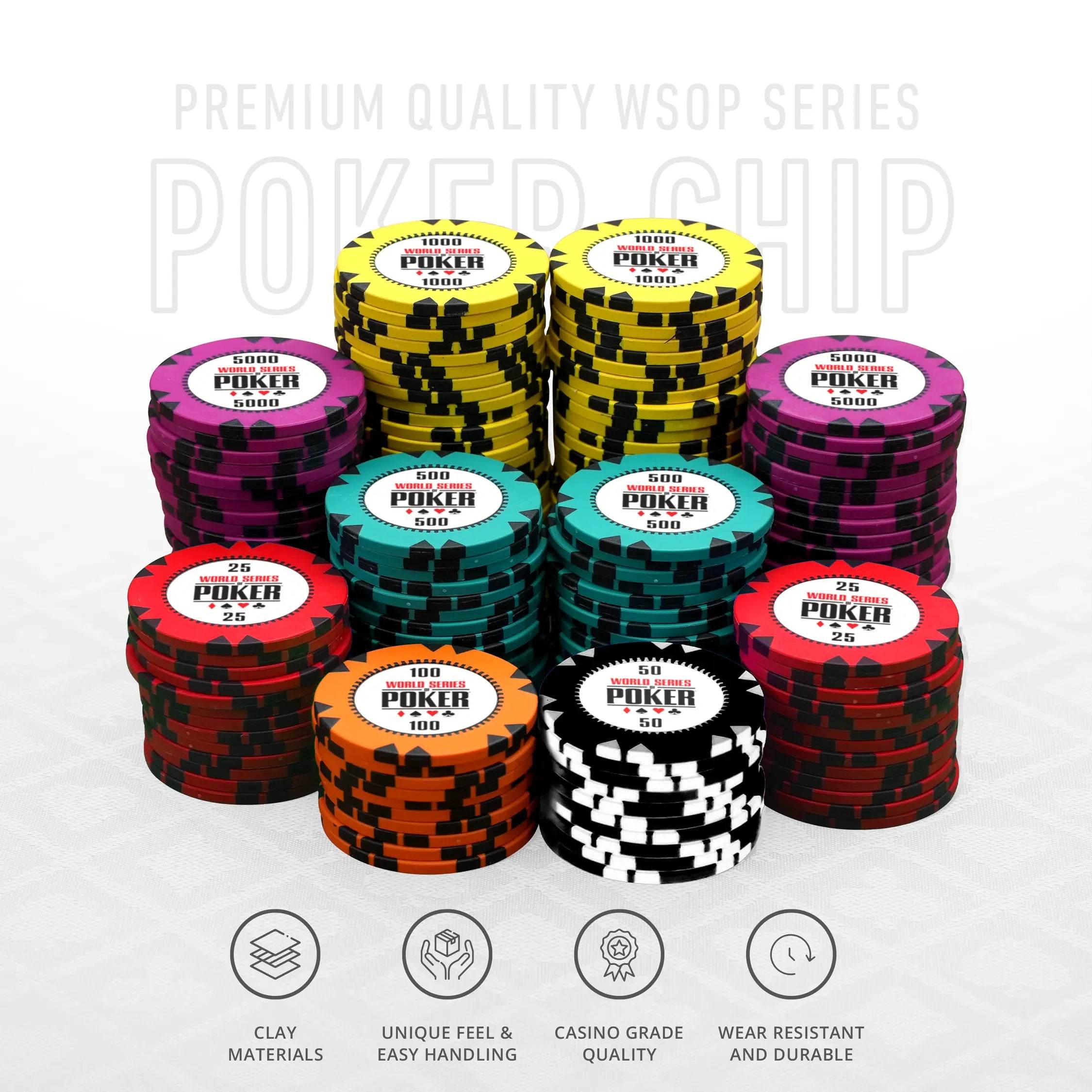 Rack à jetons de Poker - Plateau à jetons de poker + couvercle Rack à jetons de Poker - Plateau à jetons de poker + couvercle