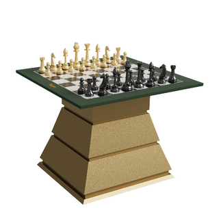 Ziggurat Chess Table