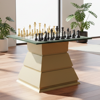 Ziggurat Chess Table